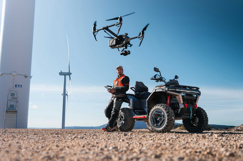 Quad ou SSV en usage professionnel